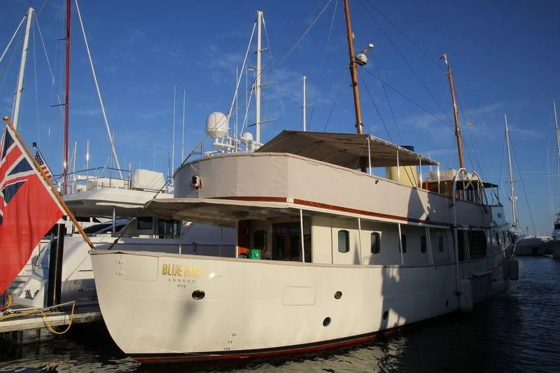 a boat in the water aboard BLUE BIRD OF 1938 Yacht for Sale