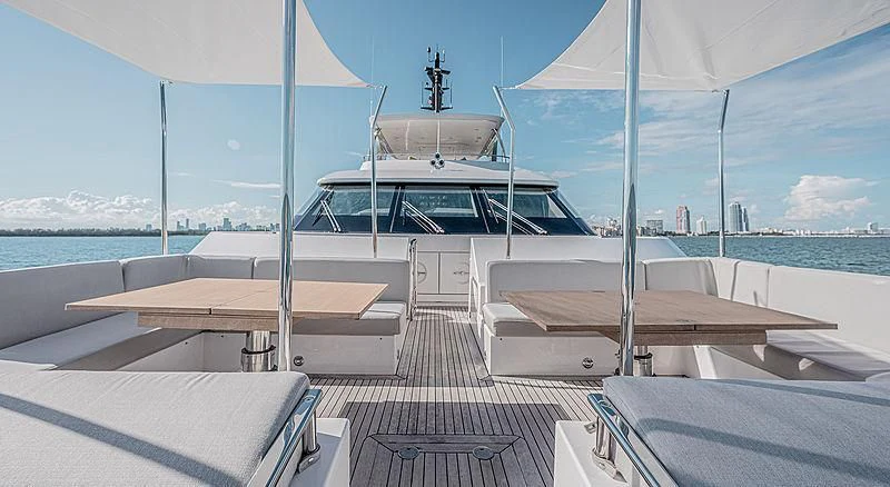 a boat on a dock aboard RUSCELLO Yacht for Sale