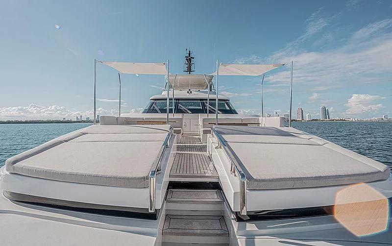 a boat on a dock aboard RUSCELLO Yacht for Sale