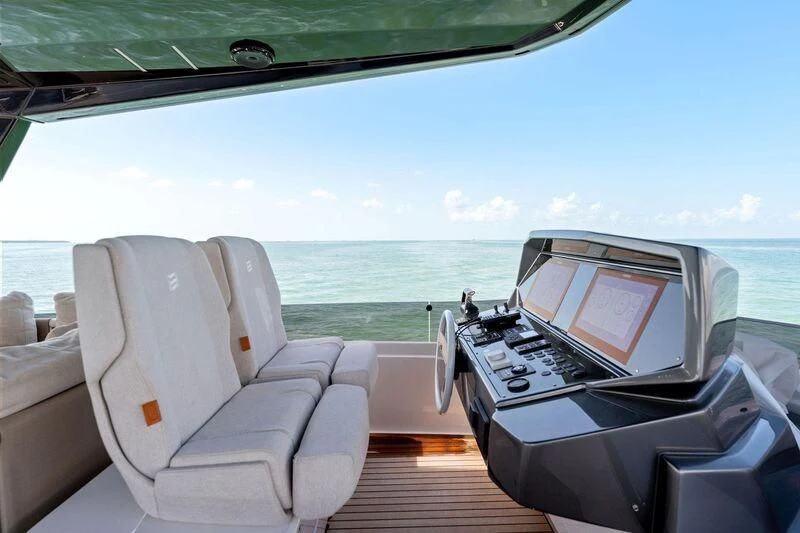 the inside of a boat aboard FERRETTI 780/41 Yacht for Sale