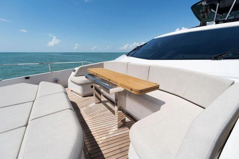a boat on the water aboard FERRETTI 780/41 Yacht for Sale
