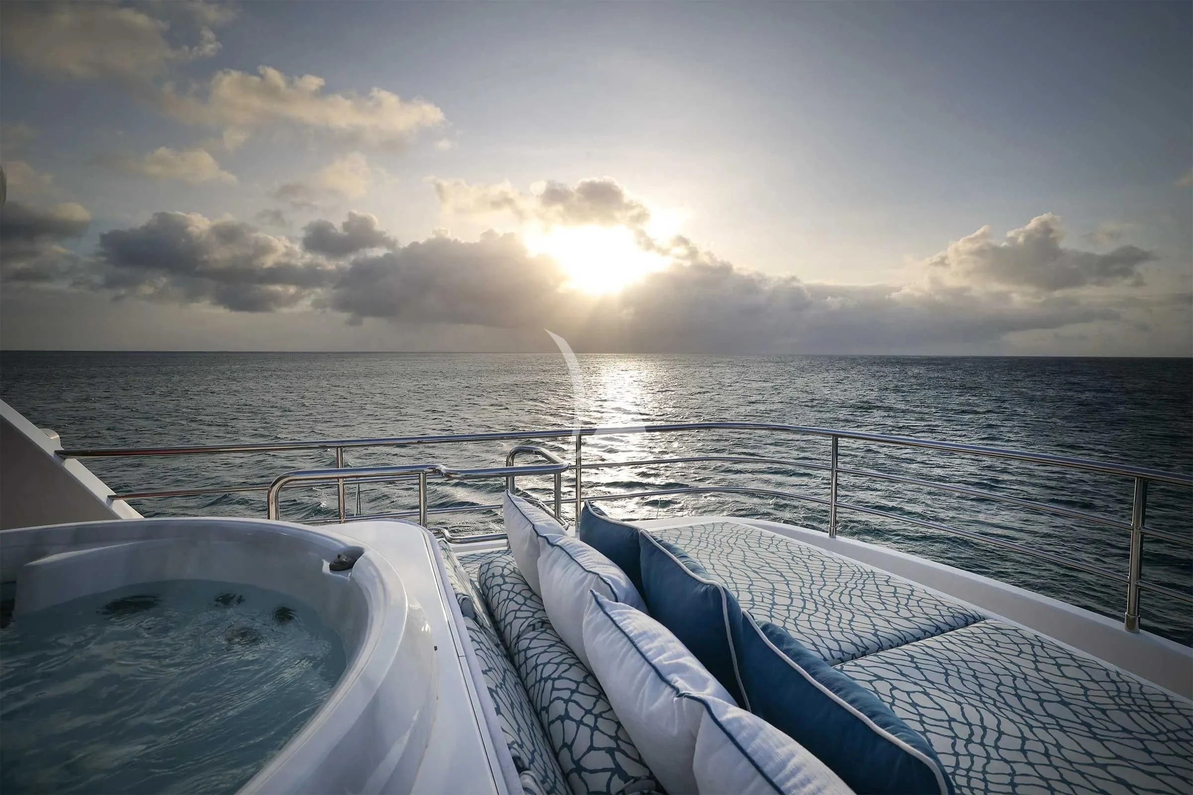 a boat on the water aboard VIVIERAE II Yacht for Sale