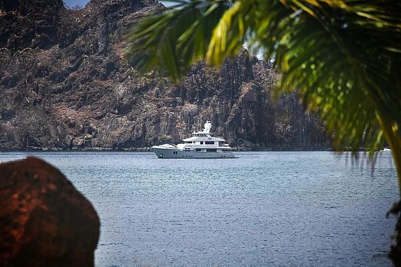 a boat sailing on the water aboard VIVIERAE II Yacht for Sale