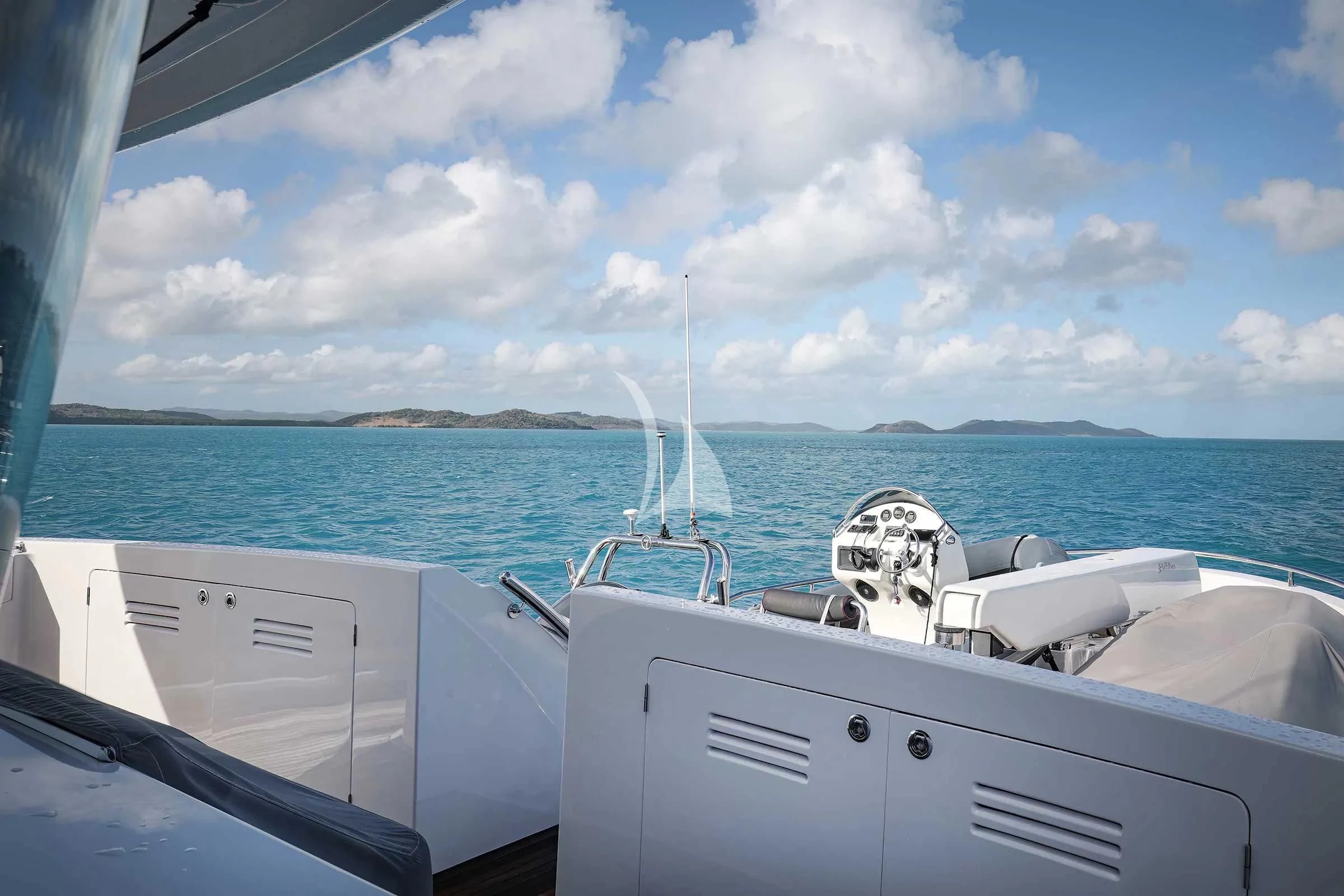 a boat on the water aboard VIVIERAE II Yacht for Sale