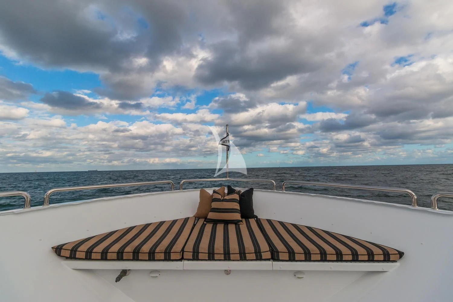 a boat on the water aboard MY WAY Yacht for Sale