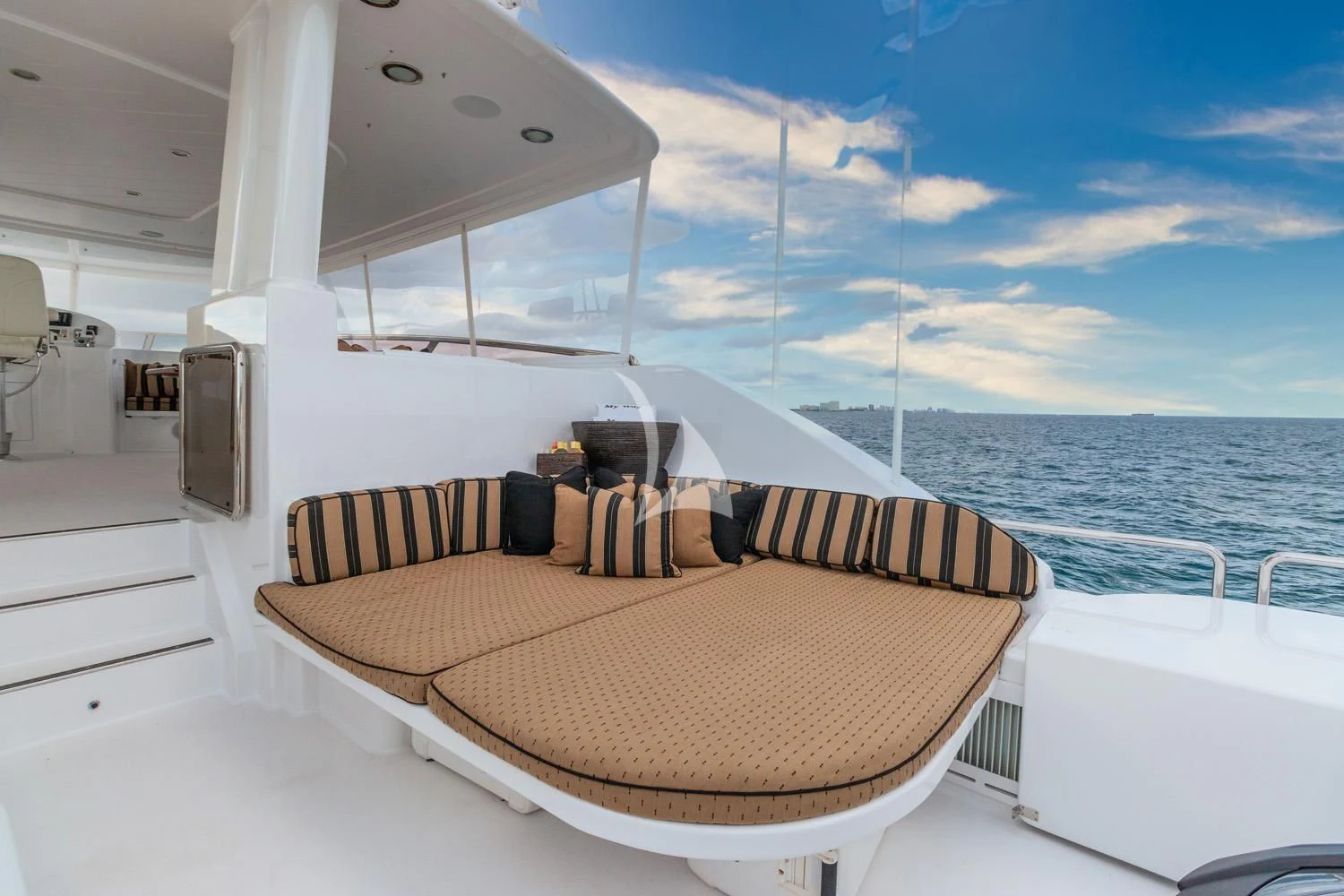 a boat on the water aboard MY WAY Yacht for Sale