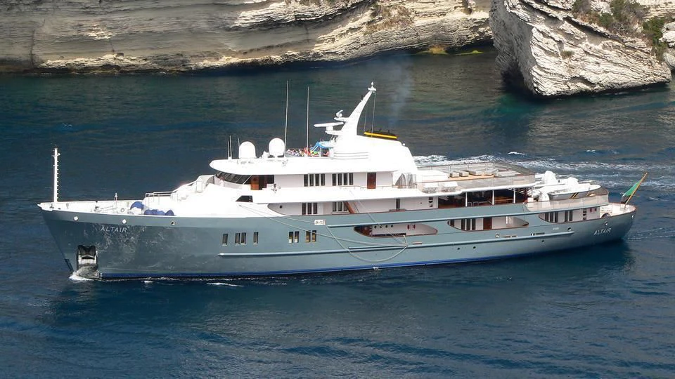 a boat in the water aboard ALTAIR III Yacht for Sale