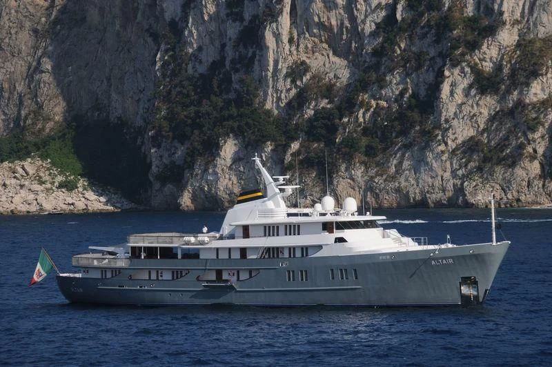 a boat on the water aboard ALTAIR III Yacht for Sale
