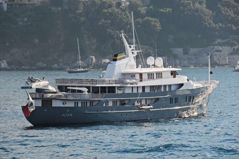 a boat in the water aboard ALTAIR III Yacht for Sale