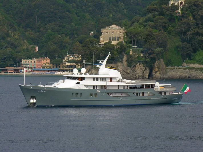 a boat on the water aboard ALTAIR III Yacht for Sale