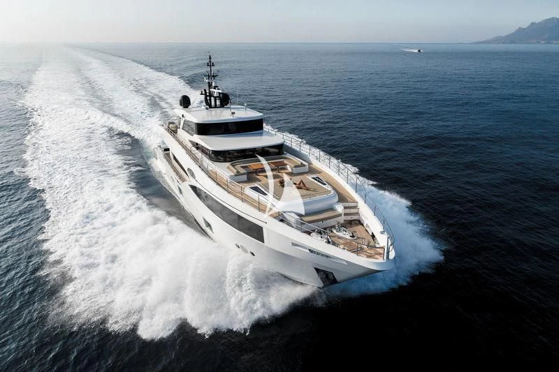 a ship on the water aboard LEGACY Yacht for Sale