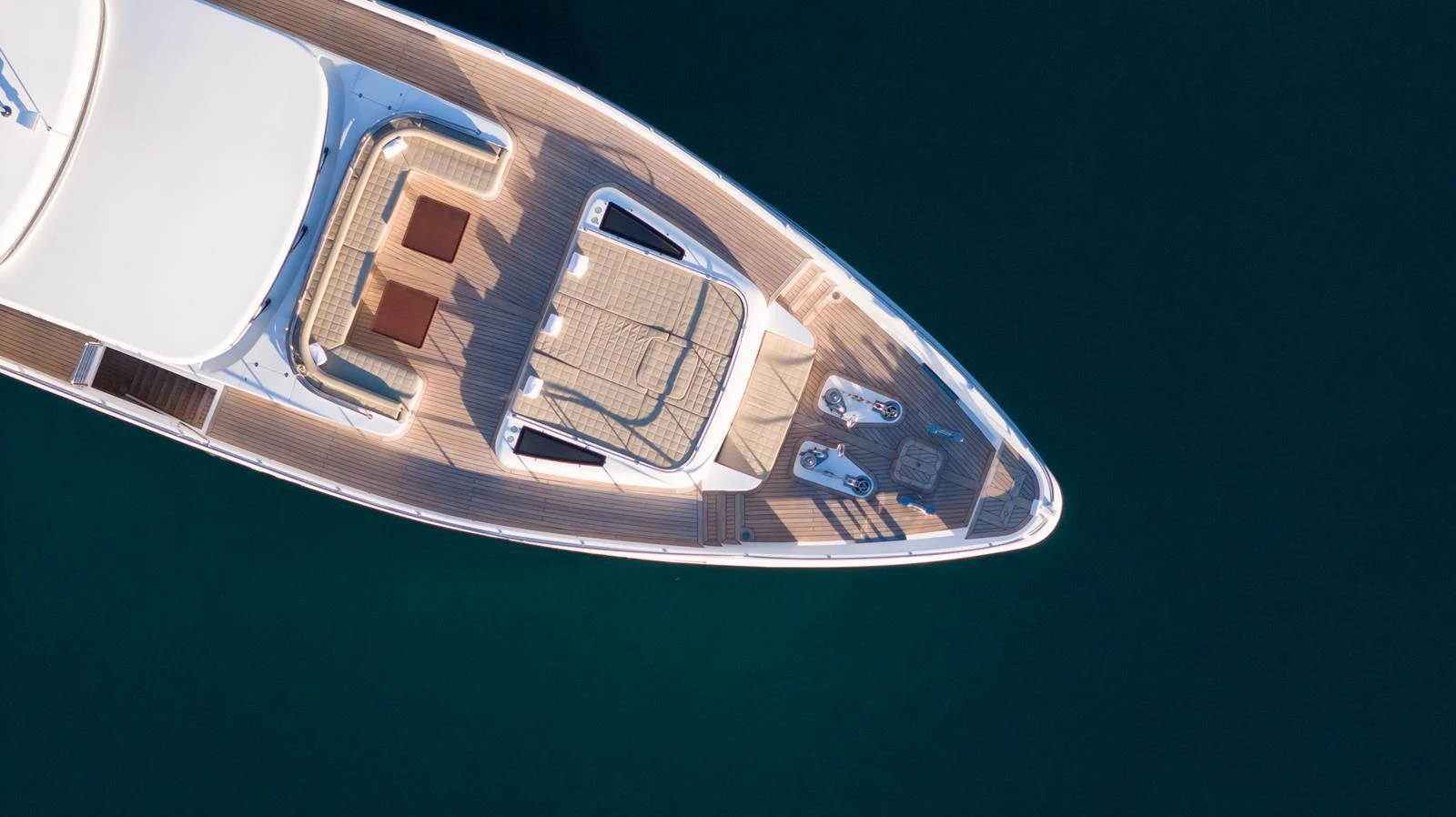 a close-up of a car aboard LEGACY Yacht for Sale