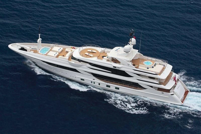 a boat on the water aboard VICA Yacht for Sale