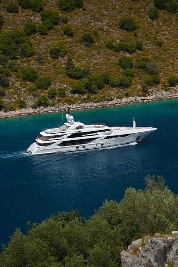 a boat in the water aboard VICA Yacht for Sale