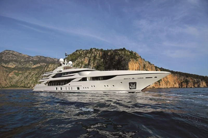 a boat in the water aboard VICA Yacht for Sale