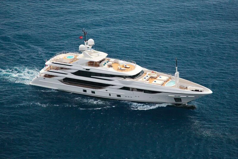 a boat on the water aboard VICA Yacht for Sale