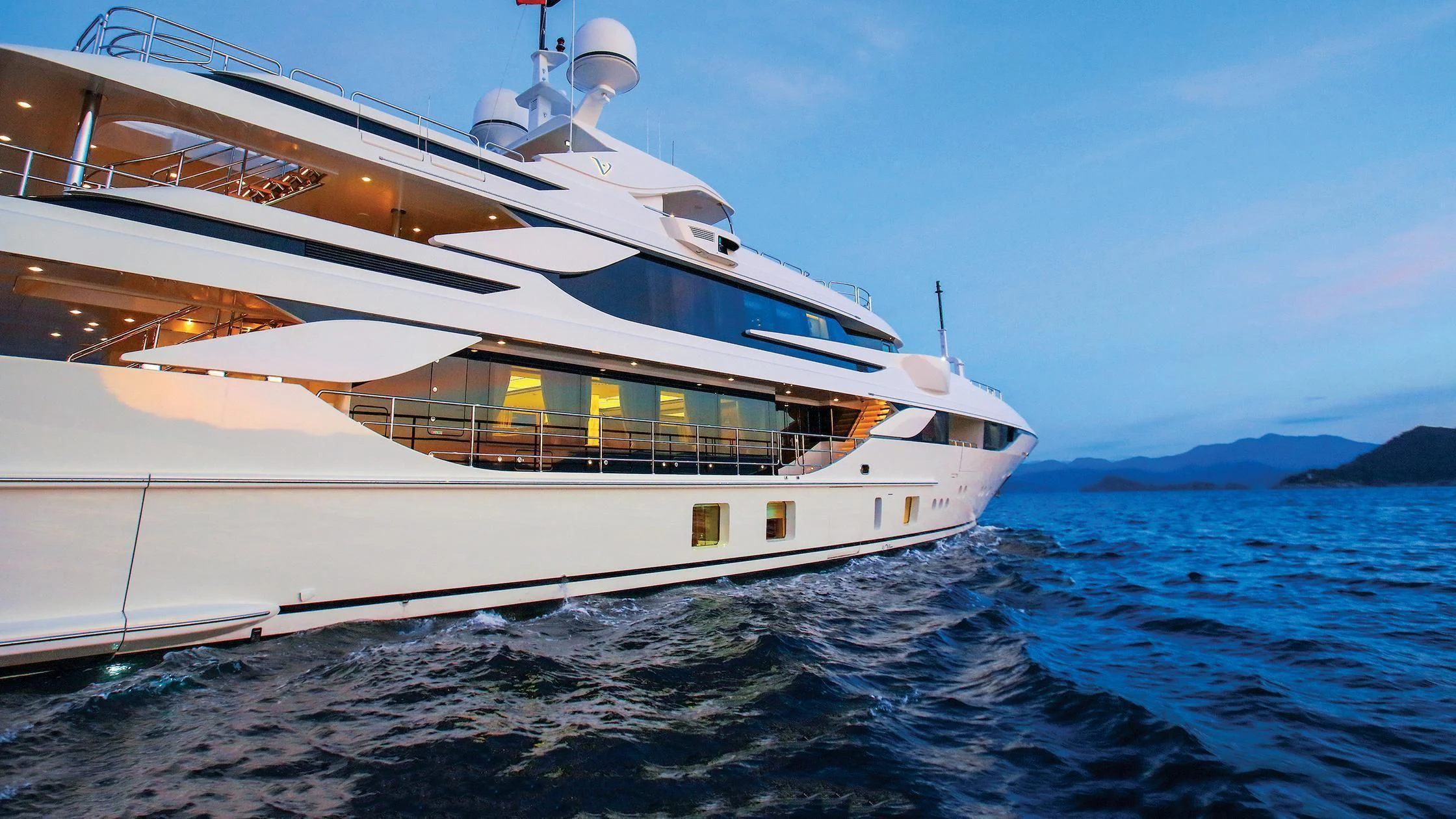 a boat on the water aboard VICA Yacht for Sale