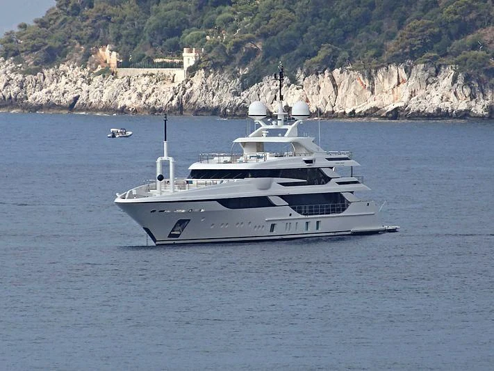 a boat on the water aboard VICA Yacht for Sale