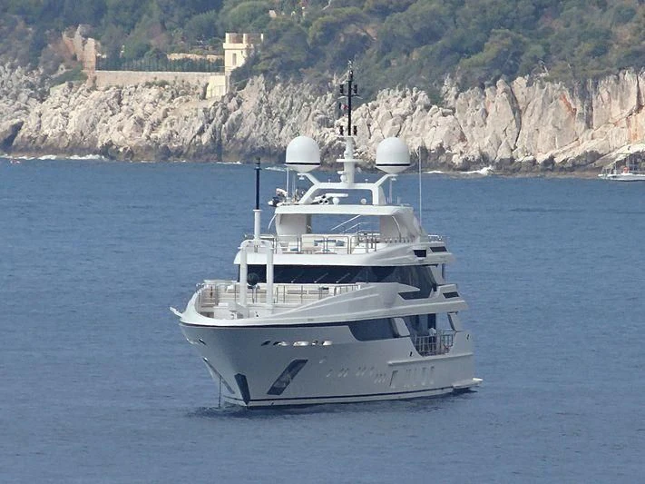 a boat on the water aboard VICA Yacht for Sale