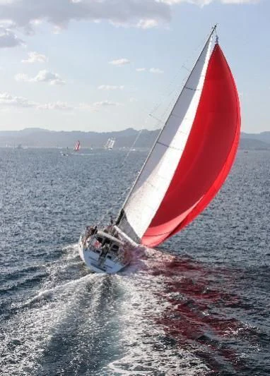 a boat on the water aboard DJANGO TOO Yacht for Charter