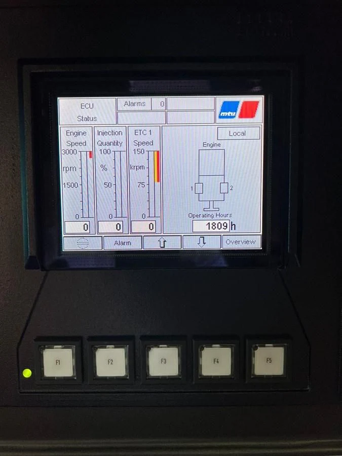 a computer screen with a screen aboard EYE Yacht for Sale