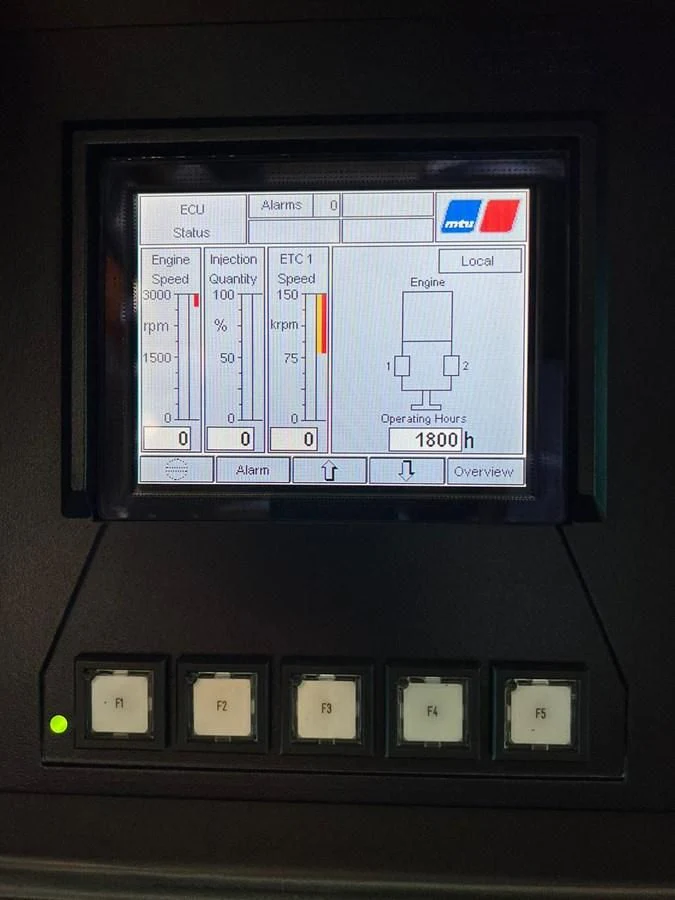 a computer screen with a screen aboard EYE Yacht for Sale