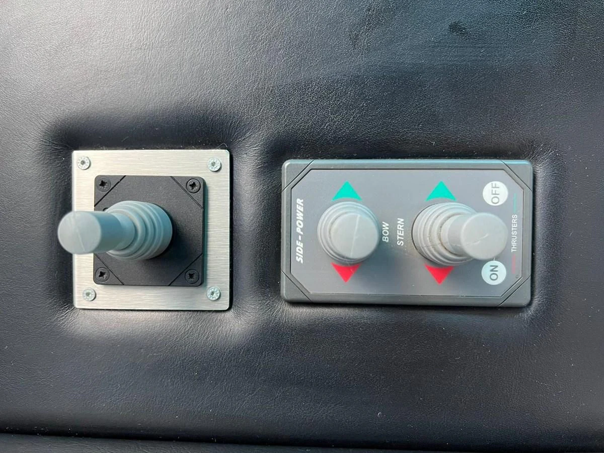 a couple of electronic devices aboard EYE Yacht for Sale