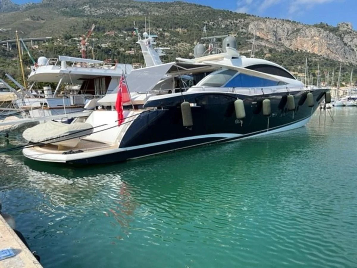 a boat in the water aboard EYE Yacht for Sale