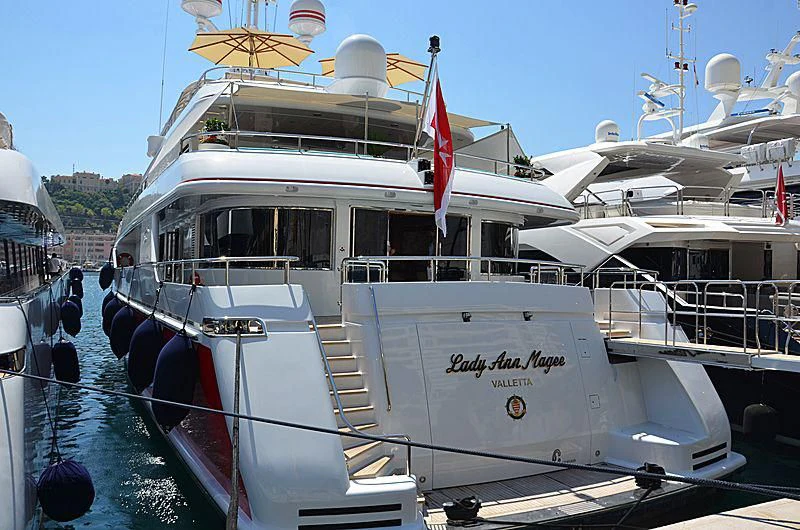 a boat on the water aboard LADY ANN MAGEE Yacht for Sale