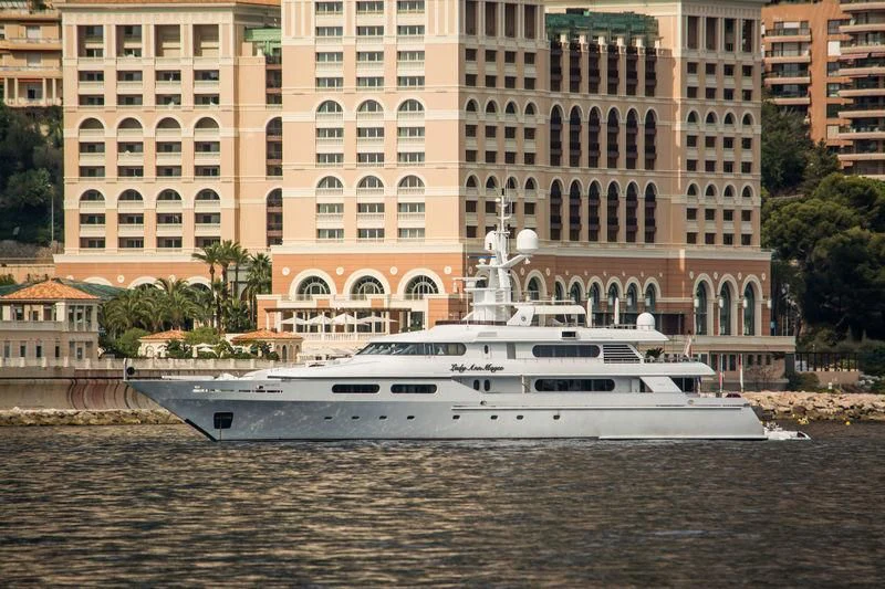 a boat in the water aboard LADY ANN MAGEE Yacht for Sale