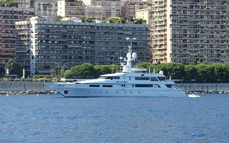 a boat on the water aboard LADY ANN MAGEE Yacht for Sale