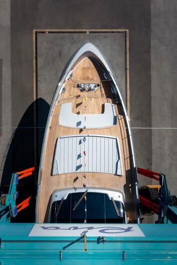 a mirror on a wall aboard GIO4 Yacht for Sale