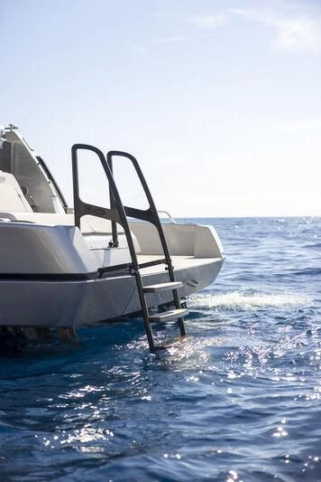 a boat on the water aboard GIO4 Yacht for Sale