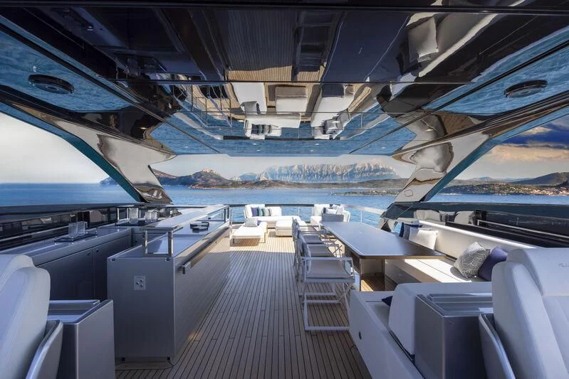 a deck of a boat aboard GIO4 Yacht for Sale