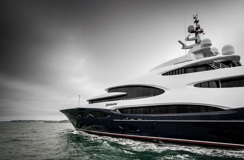 a boat on the water aboard BARBARA Yacht for Charter