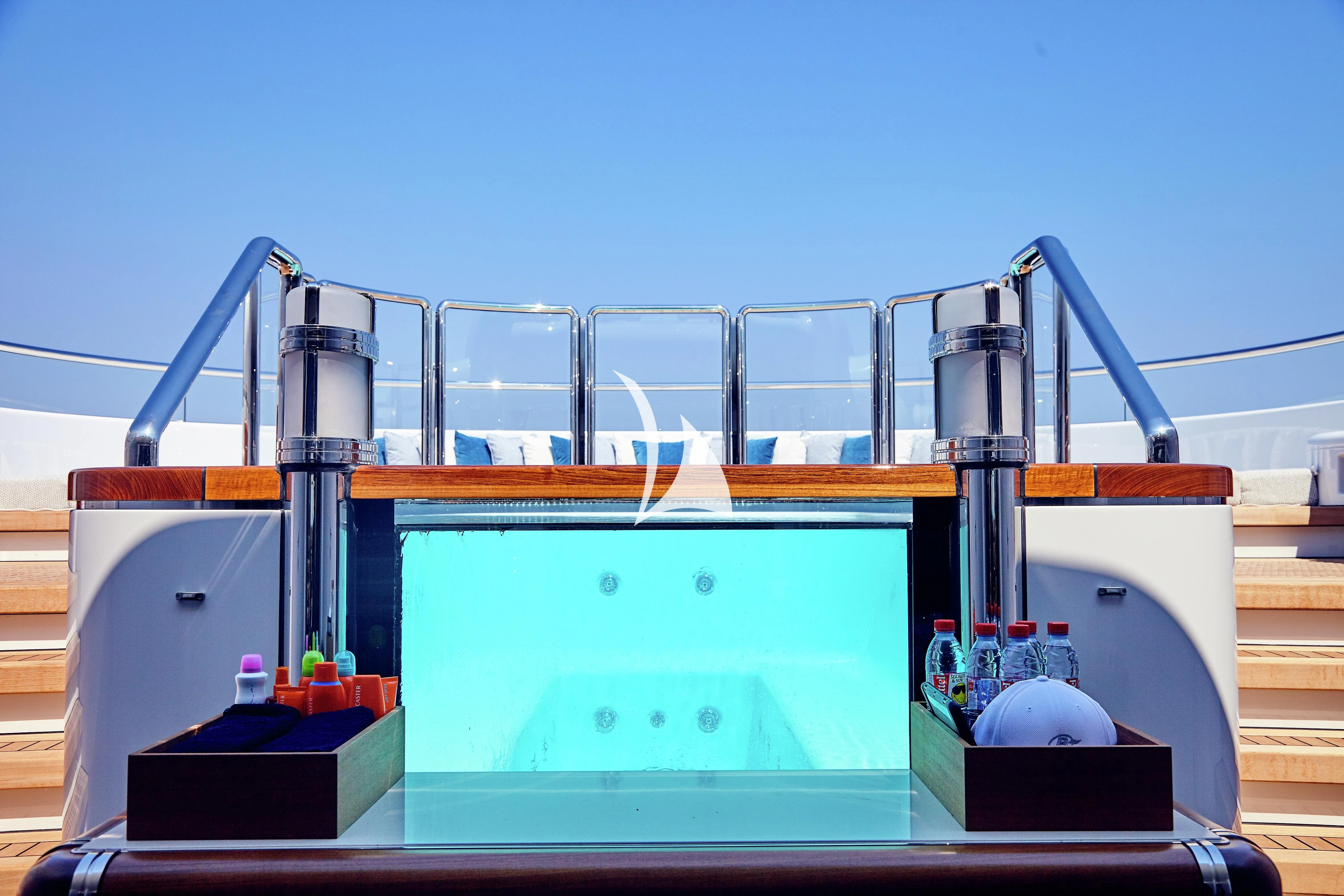 a close-up of a machine aboard BARBARA Yacht for Charter