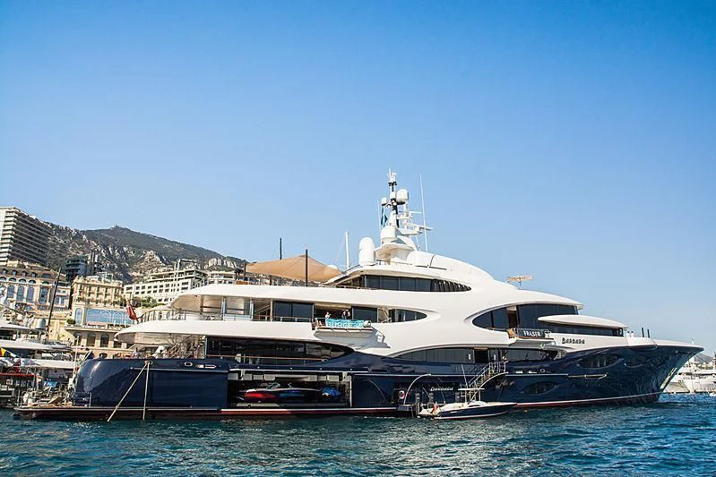 a large boat in the water aboard BARBARA Yacht for Charter