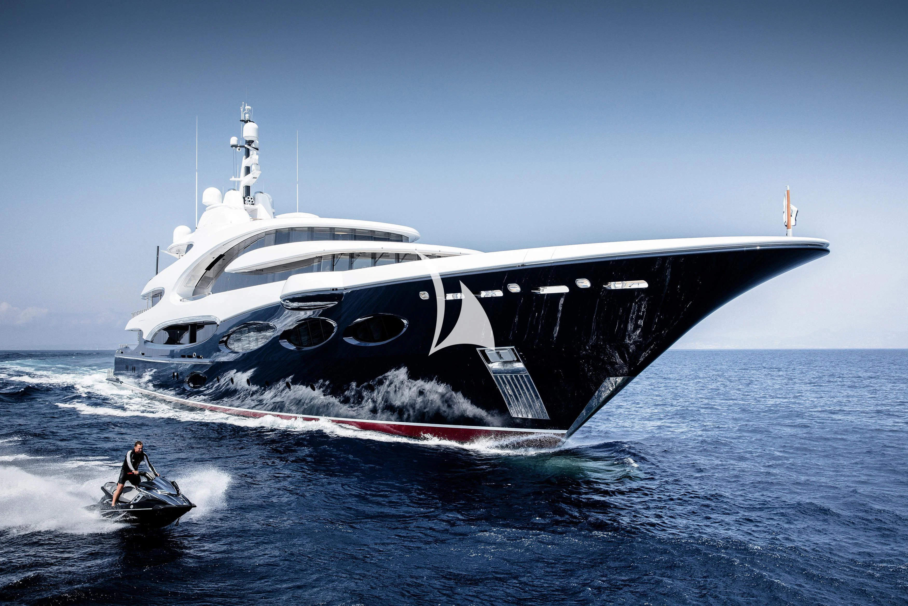 a boat in the water aboard BARBARA Yacht for Charter