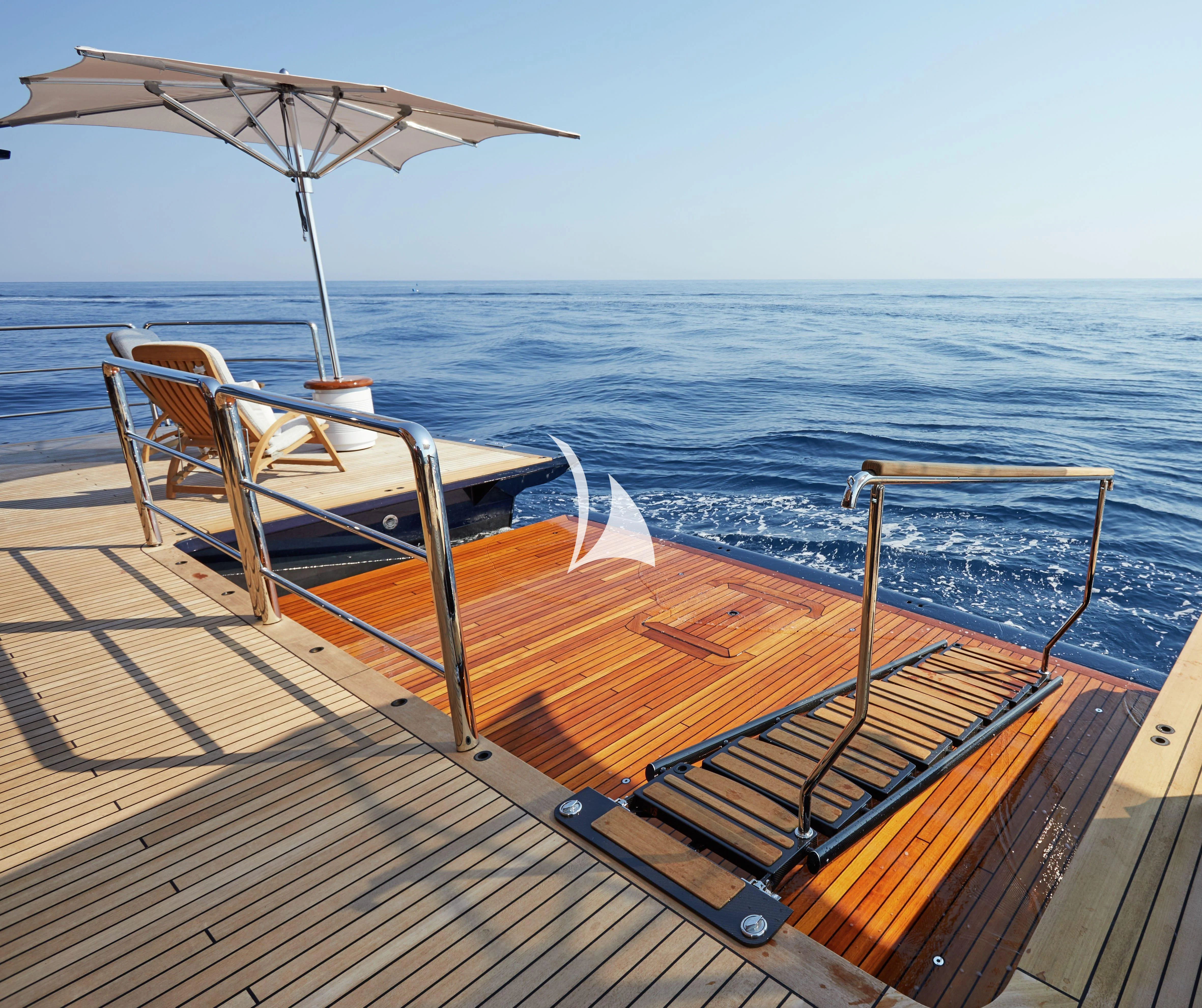 a boat on the water aboard BARBARA Yacht for Charter
