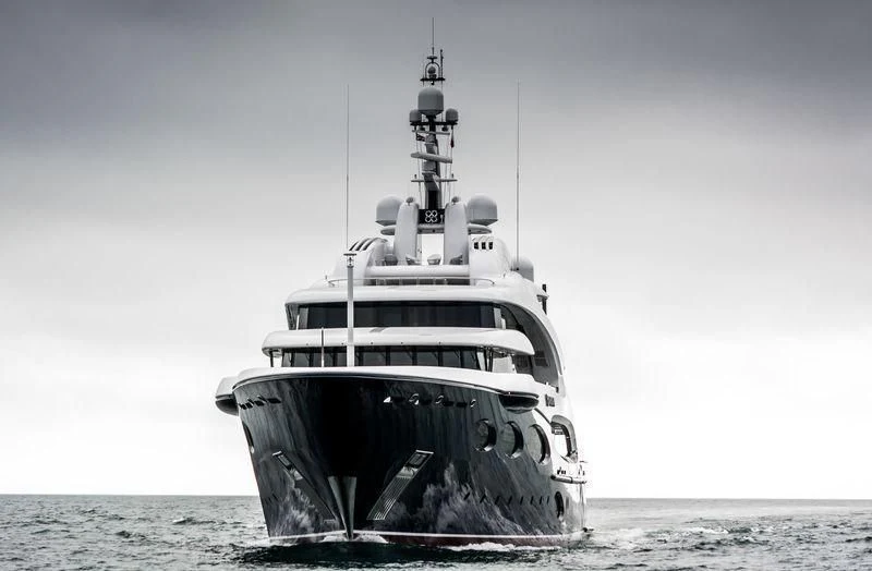 a boat in the water aboard BARBARA Yacht for Charter