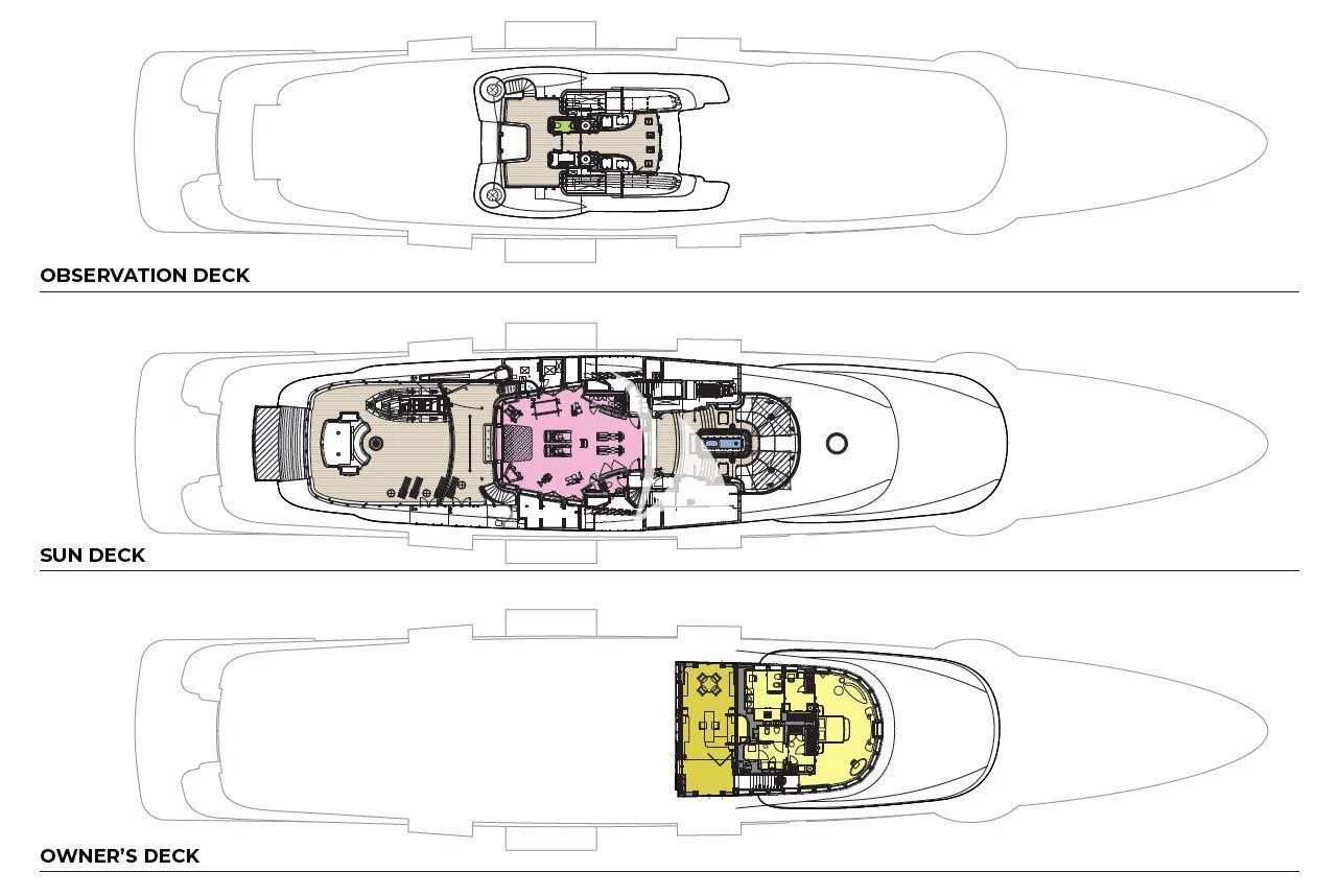 diagram, engineering drawing aboard BARBARA Yacht for Charter