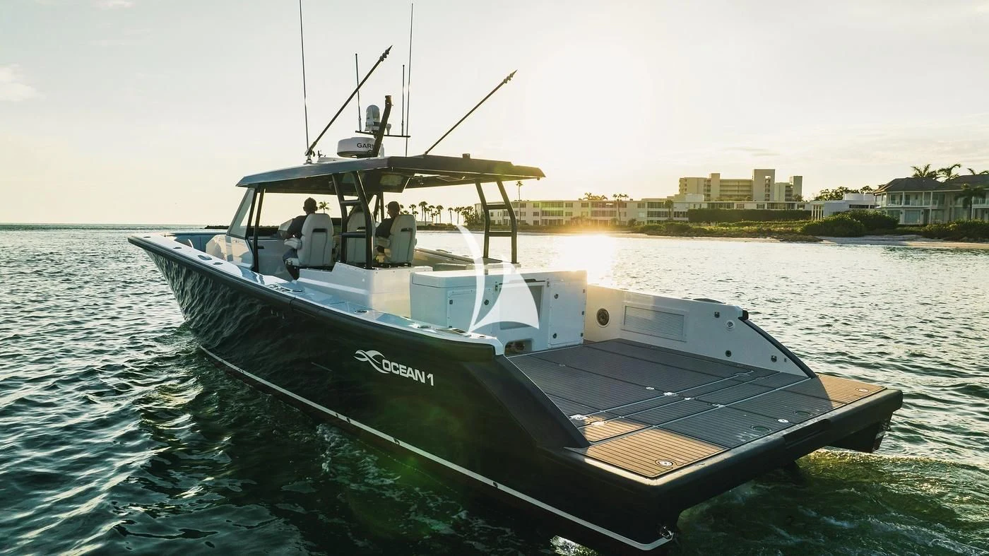 a boat on the water aboard BARBARA Yacht for Charter