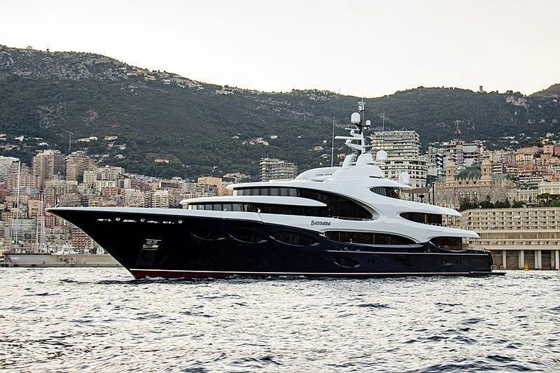a boat on the water aboard BARBARA Yacht for Charter