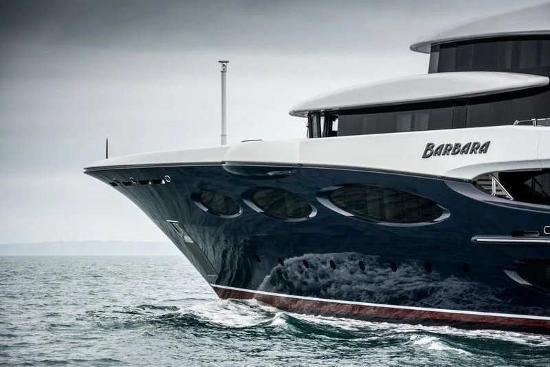 a boat on the water aboard BARBARA Yacht for Charter
