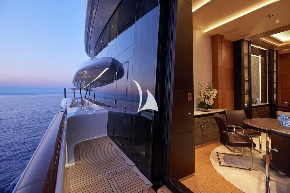 a boat on the water aboard BARBARA Yacht for Charter