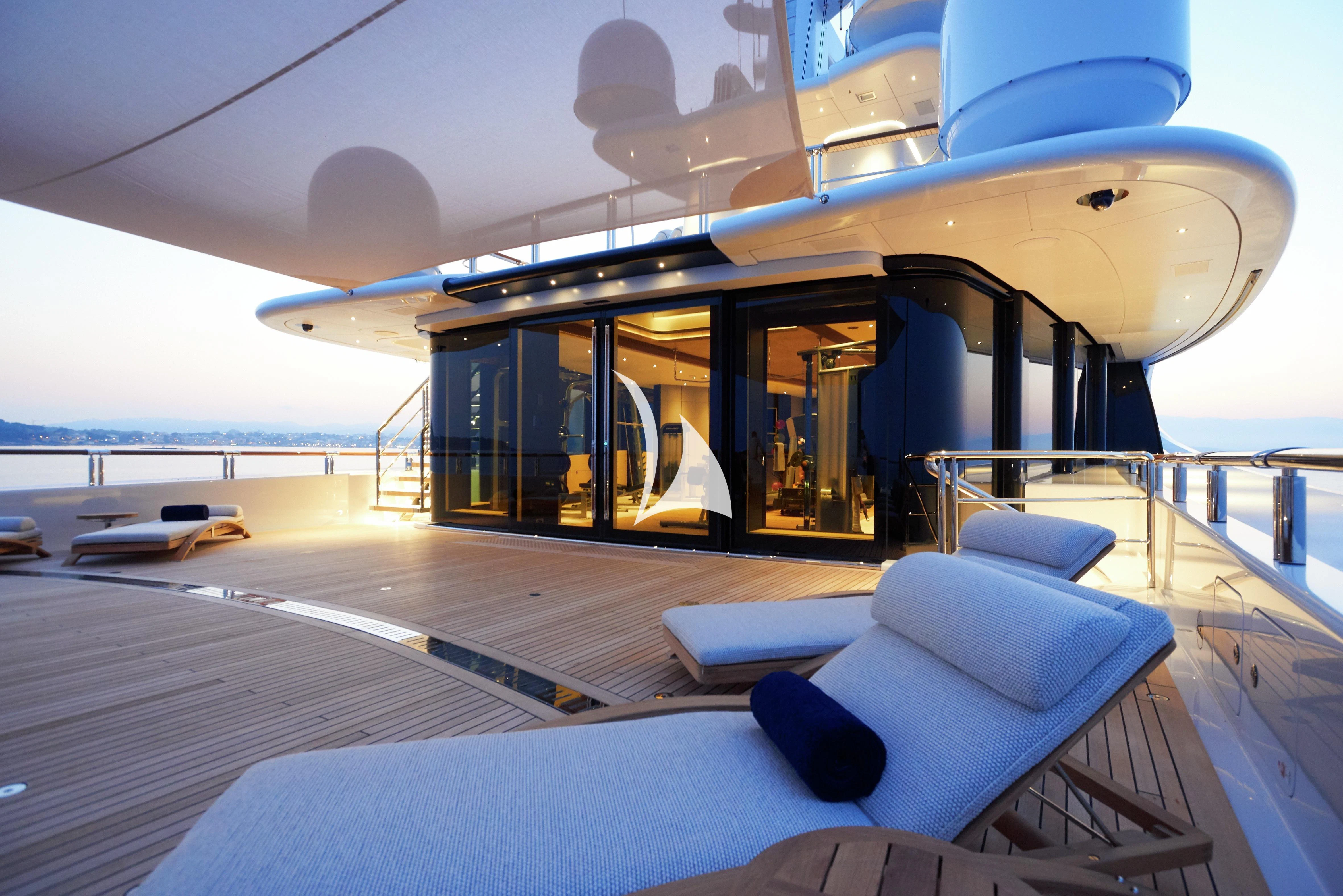 a boat on the water aboard BARBARA Yacht for Charter