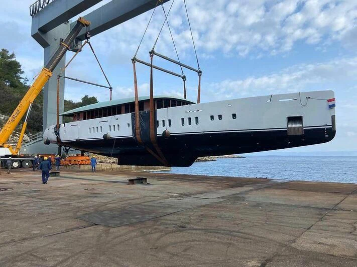 a boat on the water aboard ADRI Yacht for Charter