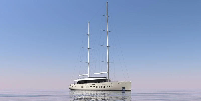 a white boat in the water aboard ADRI Yacht for Charter