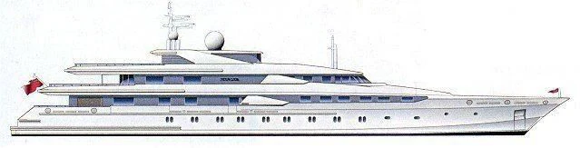 a large white cruise ship aboard YASMINE OF THE SEA Yacht for Sale