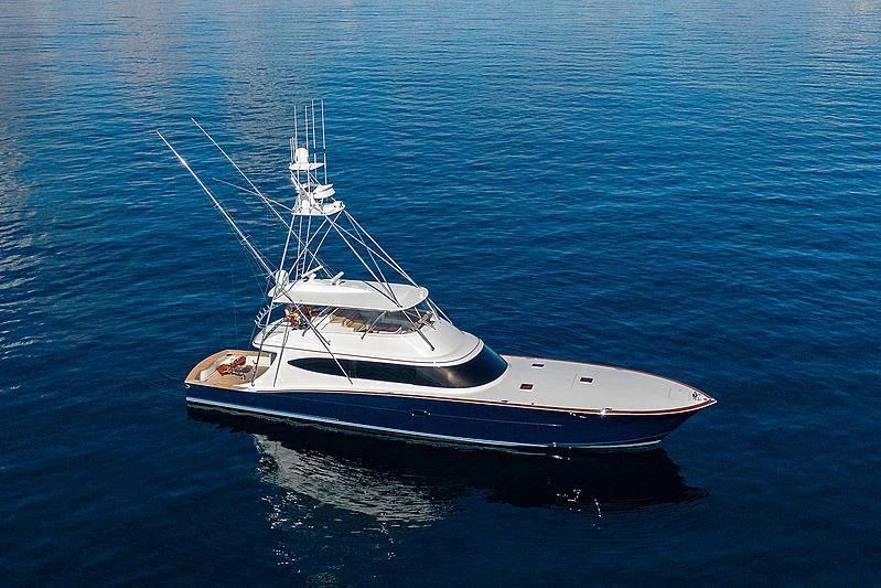 a boat in the water aboard SIMPATICO Yacht for Sale